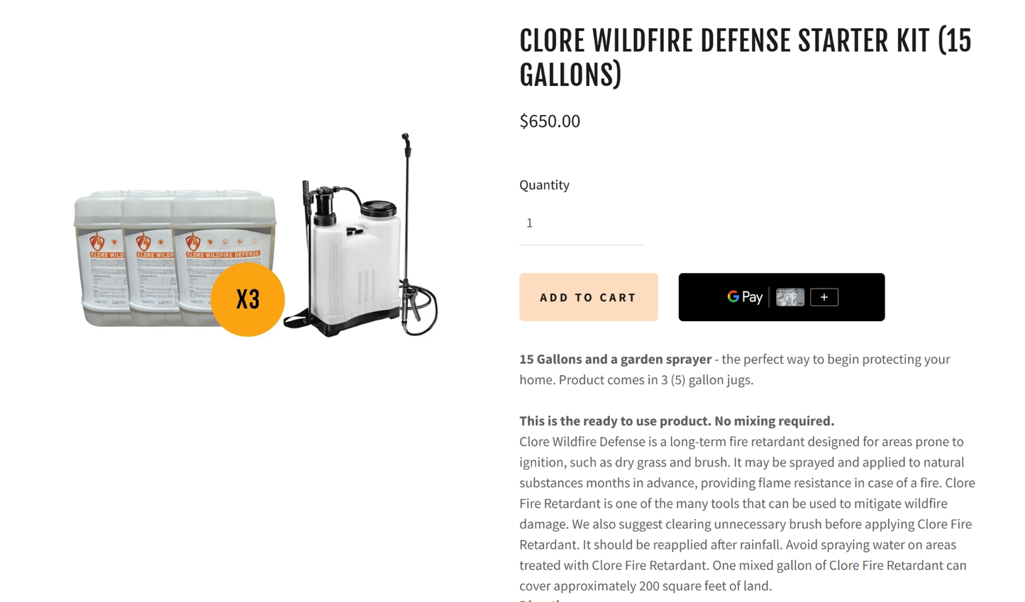 Clore Ready to Use Kit (10 Gallons)